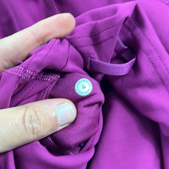 Lululemon Wunder Train Contour Fit High-Rise Short 8" Magenta Purple - Picture 4 of 5